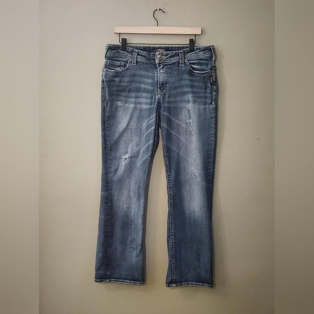 Silver Jeans Womens Suki High Slim Boot Size W36/L31